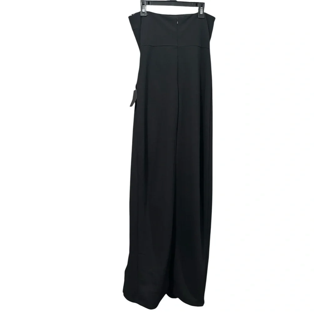 Lulu‘s after hours black ruffle maxi dress size small - Picture 4 of 8